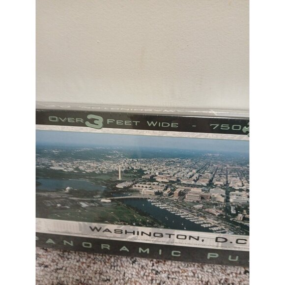 WASHINGTON D.C. PANORAMIC CITY PUZZLES Sealed Unused Older 750 Pieces - Picture 3 of 7